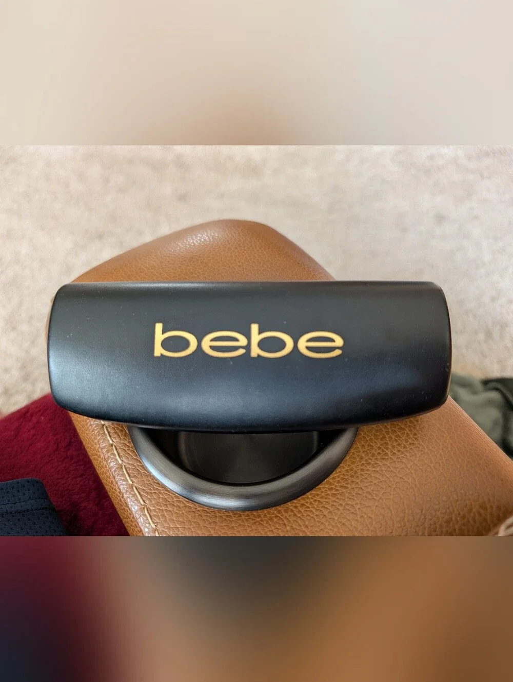 bebe Glasses Case with Gold Logo
